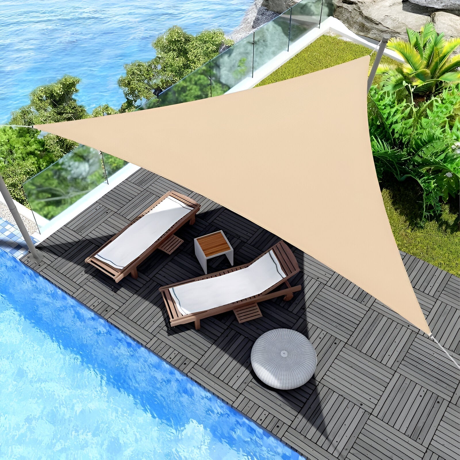 TriBlocker | Triangular Sail Awning | Waterproof with UV Protection