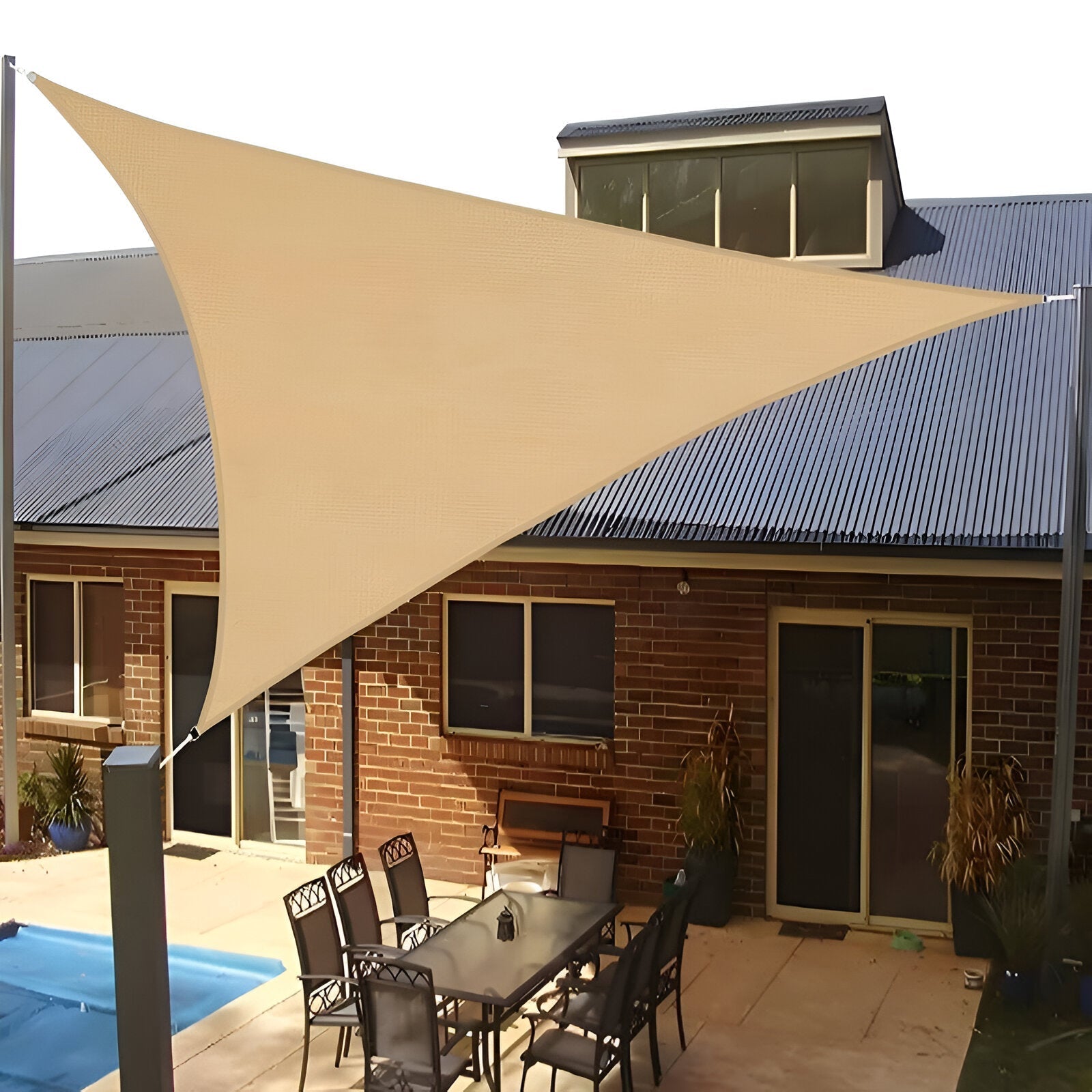 TriBlocker | Triangular Sail Awning | Waterproof with UV Protection