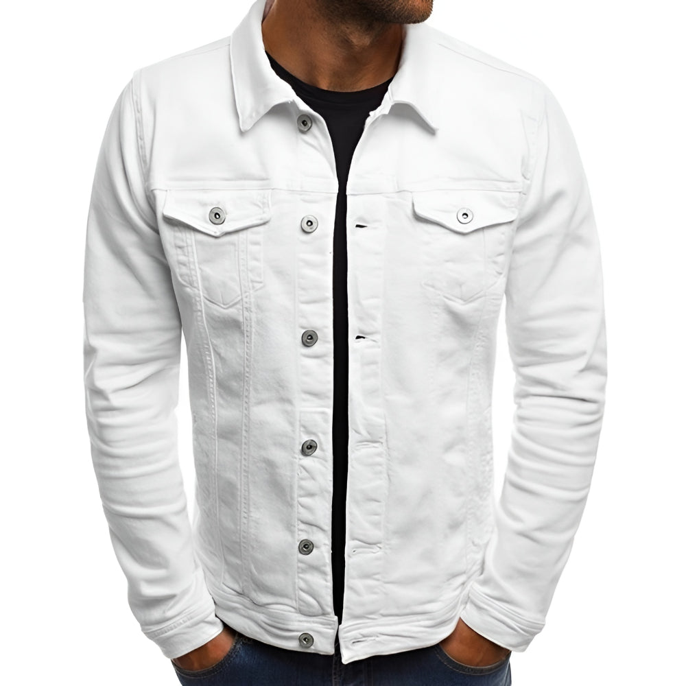 Men's Lightweight Button Jacket | Casual Clothing