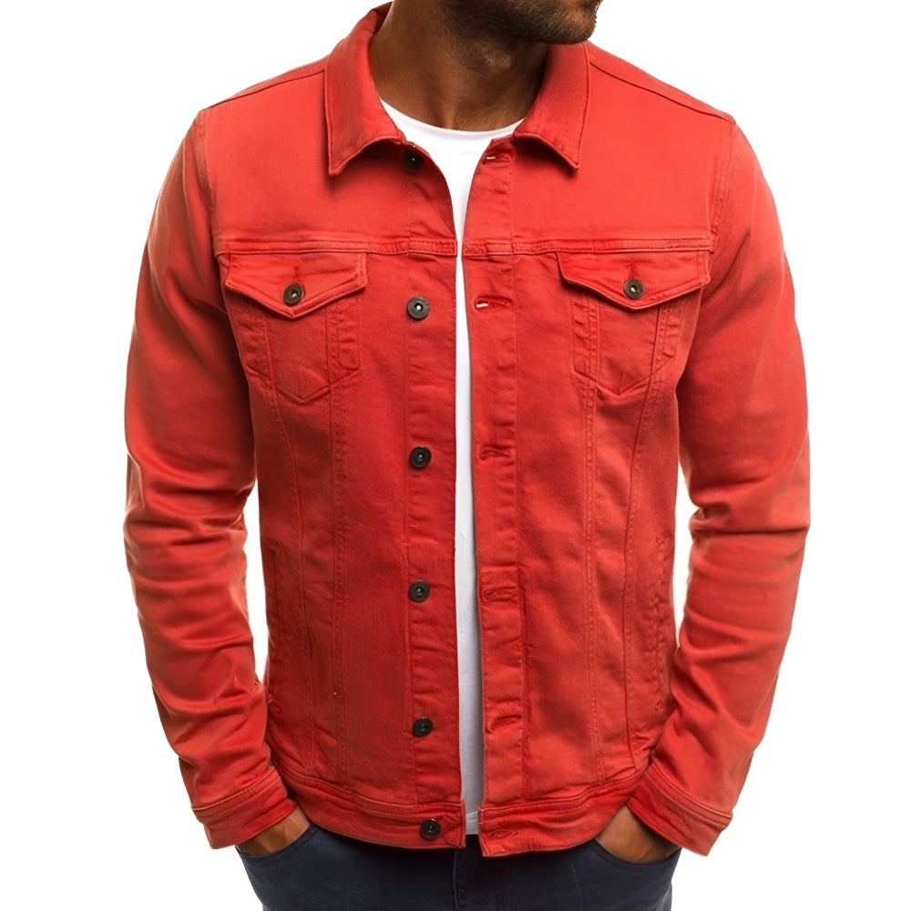 Men's Lightweight Button Jacket | Casual Clothing