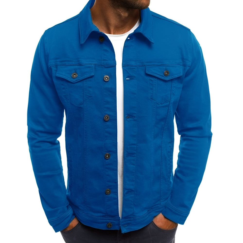 Men's Lightweight Button Jacket | Casual Clothing