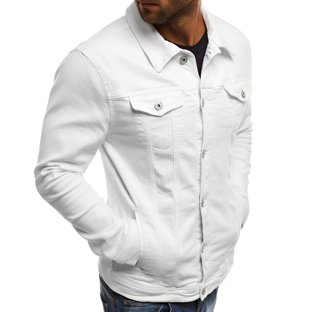 Men's Lightweight Button Jacket | Casual Clothing