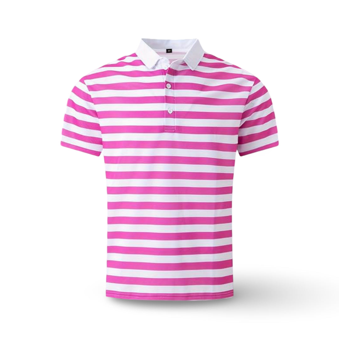 Men's Striped Polo Shirt | Short-Sleeve Summer