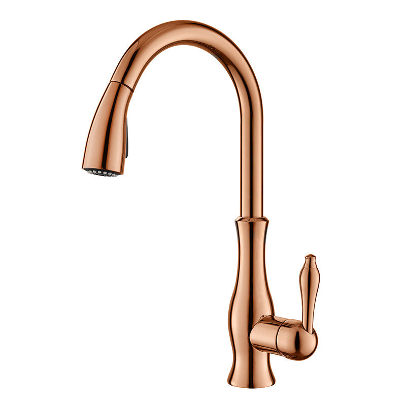 Pull-Out Kitchen Tap | Metal Sink Mixer