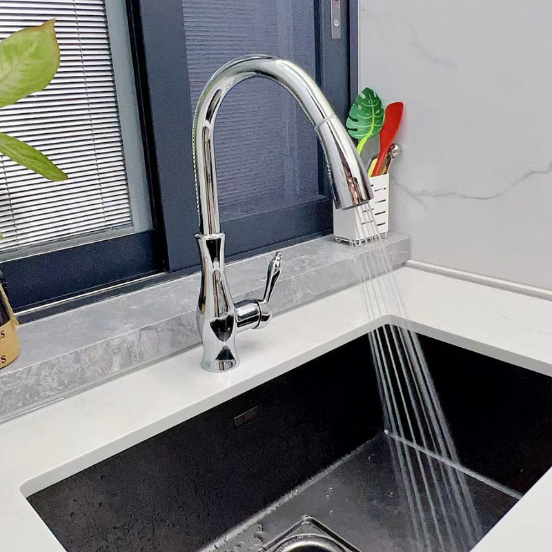 Pull-Out Kitchen Tap | Metal Sink Mixer