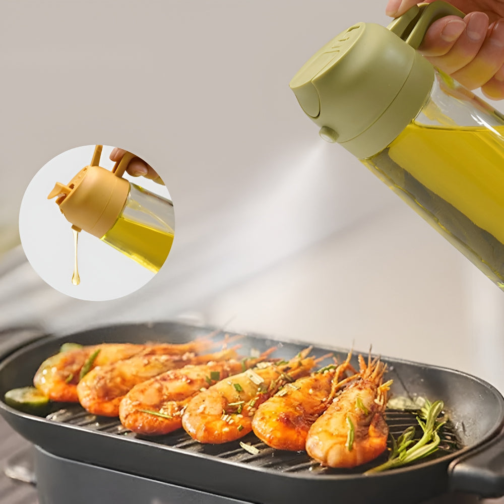 Glass Oil Sprayer | Refillable Kitchen Dispenser
