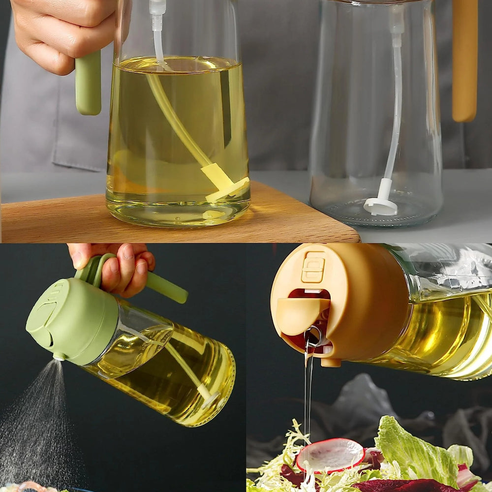 Glass Oil Sprayer | Refillable Kitchen Dispenser
