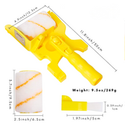 Precision Paint Roller | Textured Sleeve for Home Painting