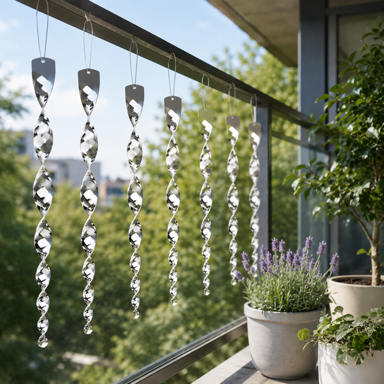 Reflective Bird Repeller | Wind-Powered Garden Hanging