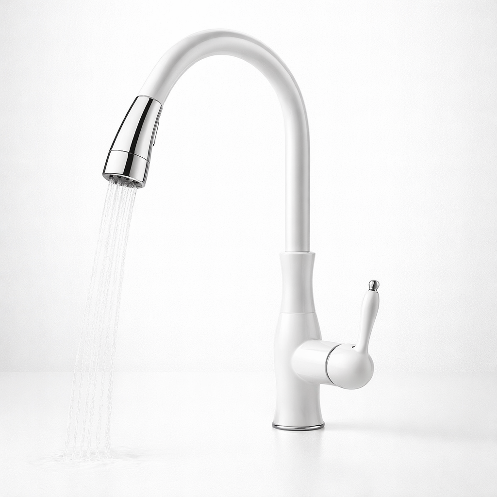 Pull-Out Kitchen Tap | Metal Sink Mixer