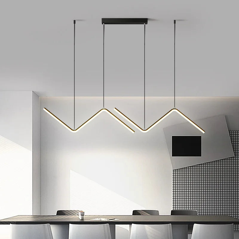 Aluminium Dining Room Pendant | Minimalist Nordic Style