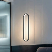 Modern Minimalist LED Pendant | Gold and Black for Bedroom, Dining Room and Living Room
