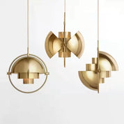 Modern Nordic Pendant | Sculptural Metal Light Fixture
