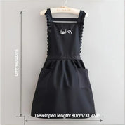 Waterproof Floral Princess Apron | Work Uniform