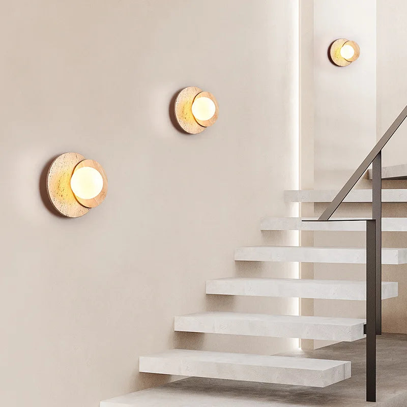 Wabi-Sabi | Stone Wall Light | Modern Natural Texture Design