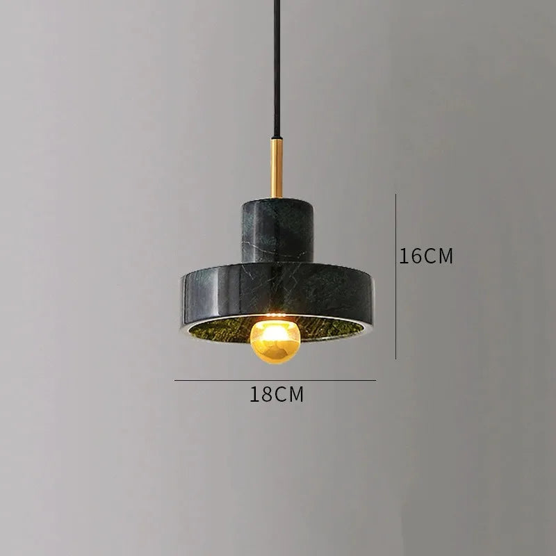 Marble Pendant | Natural Stone Postmodern Design
