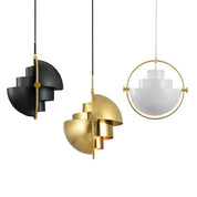 Modern Nordic Pendant | Sculptural Metal Light Fixture