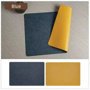 Double-Sided Faux Leather Placemats | Heat-Resistant and Waterproof