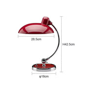 ScandiArc | Curved Metal Table Lamp | Bauhaus-Inspired Design