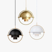 Modern Nordic Pendant | Sculptural Metal Light Fixture