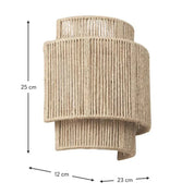 RattanGlow | Hand-Woven Rattan Wall Light