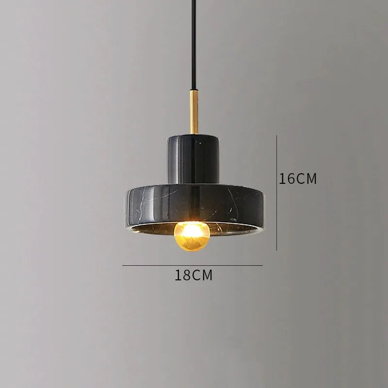 Marble Pendant | Natural Stone Postmodern Design