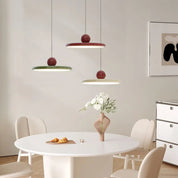 Nordic Flying Saucer Pendant | Cream-Style LED Lamp