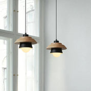 Nordic Wooden Pendant | Coloured Macaron Design