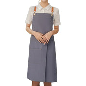 WorkEase | Waterproof Canvas Apron | Open Skirt with Pockets