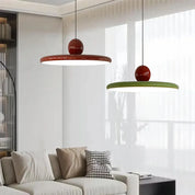 Nordic Flying Saucer Pendant | Cream-Style LED Lamp