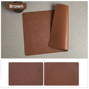 Double-Sided Faux Leather Placemats | Heat-Resistant and Waterproof