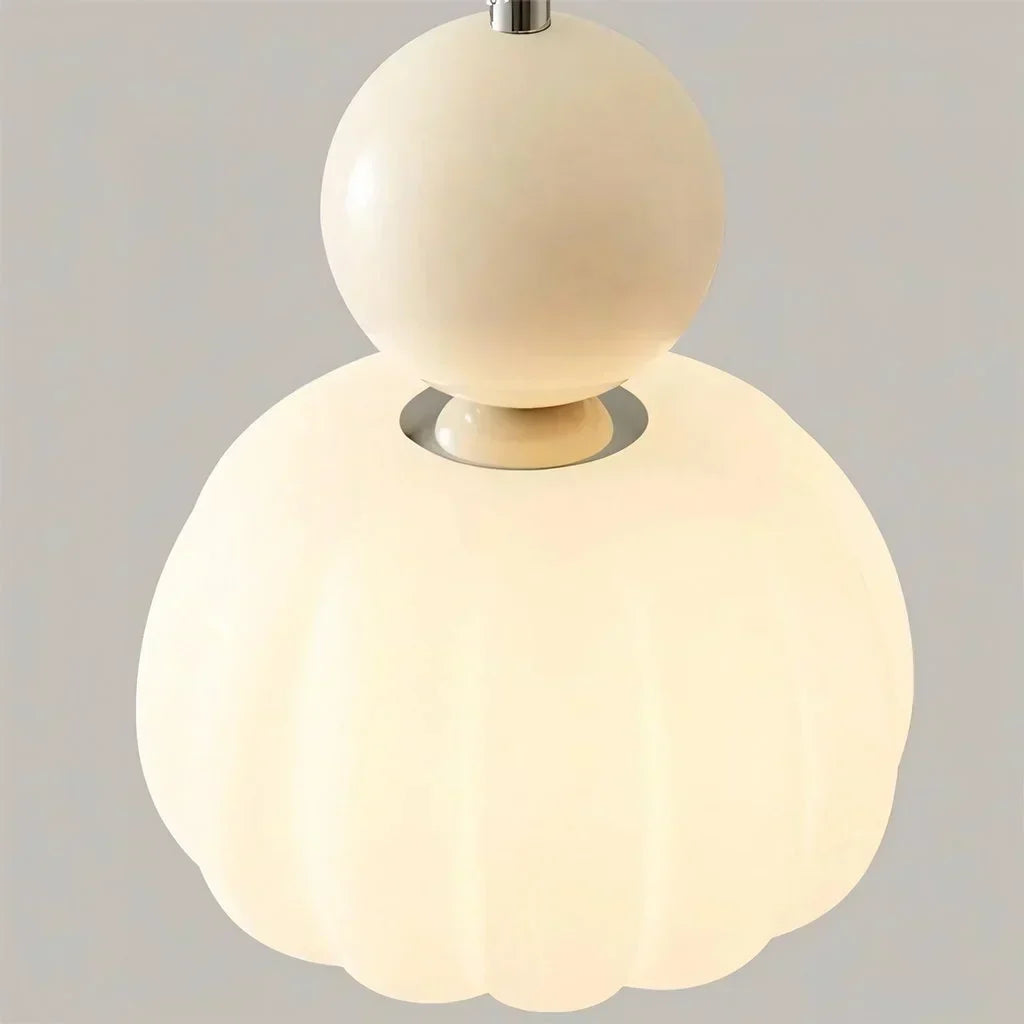Pumpkin Glass Pendant | 1 or 3 G9 Spotlights