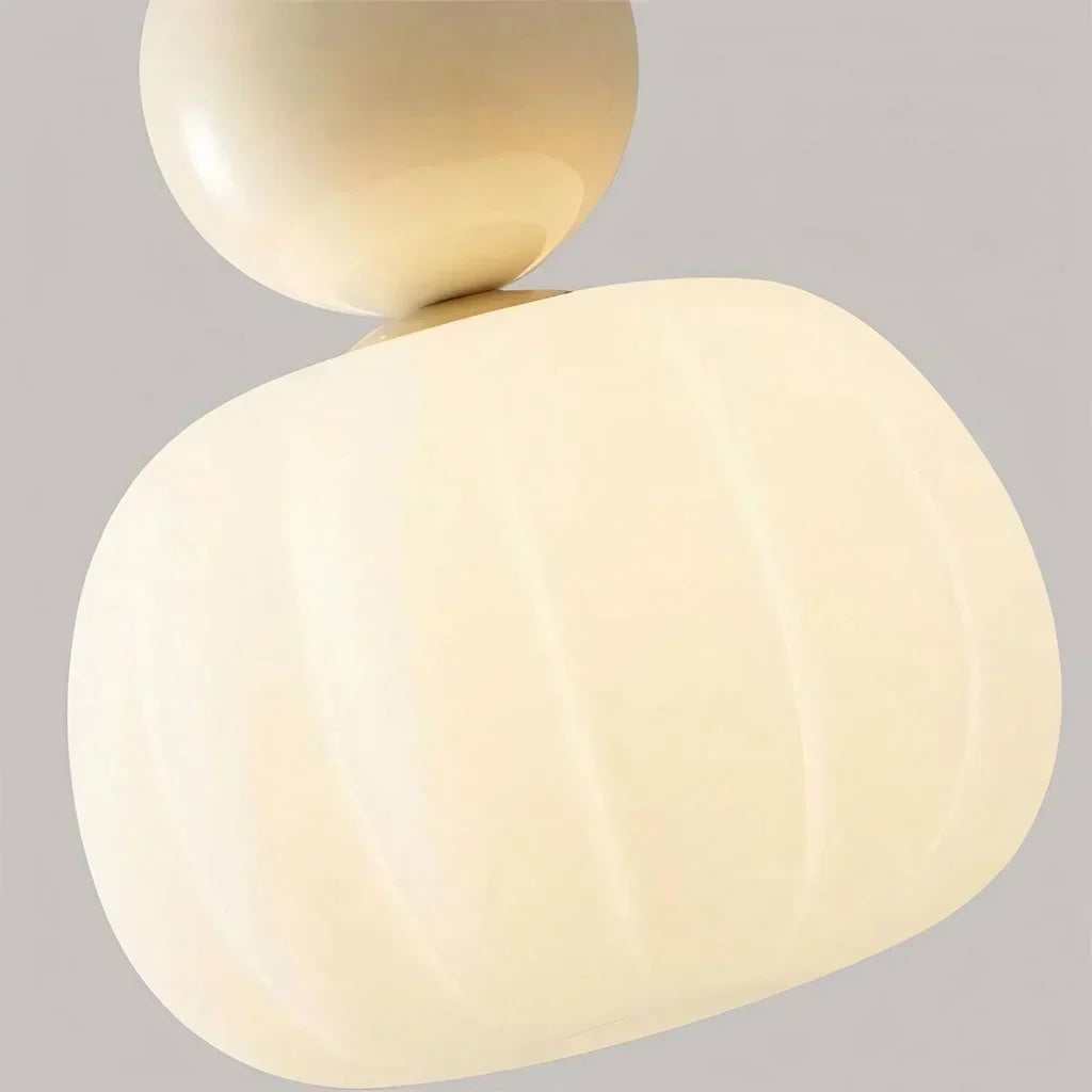 Pumpkin Glass Pendant | 1 or 3 G9 Spotlights