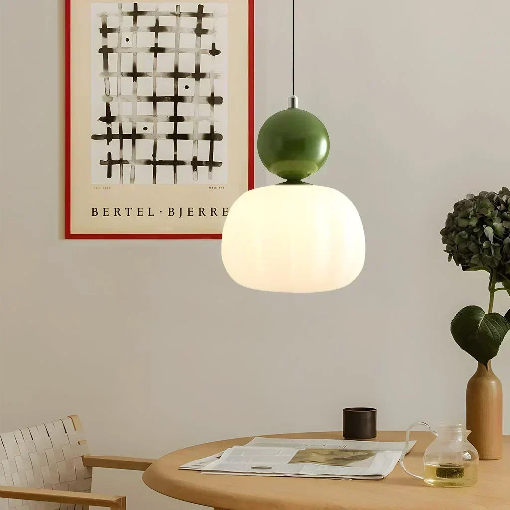 Pumpkin Glass Pendant | 1 or 3 G9 Spotlights