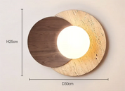 Wabi-Sabi | Stone Wall Light | Modern Natural Texture Design