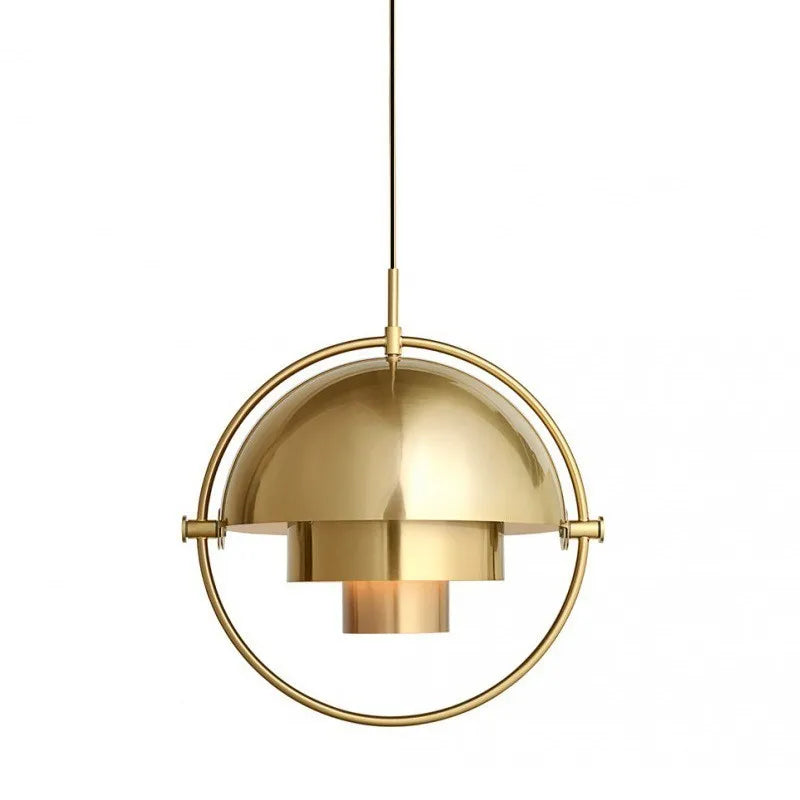 Modern Nordic Pendant | Sculptural Metal Light Fixture