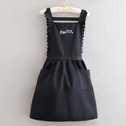 Waterproof Floral Princess Apron | Work Uniform