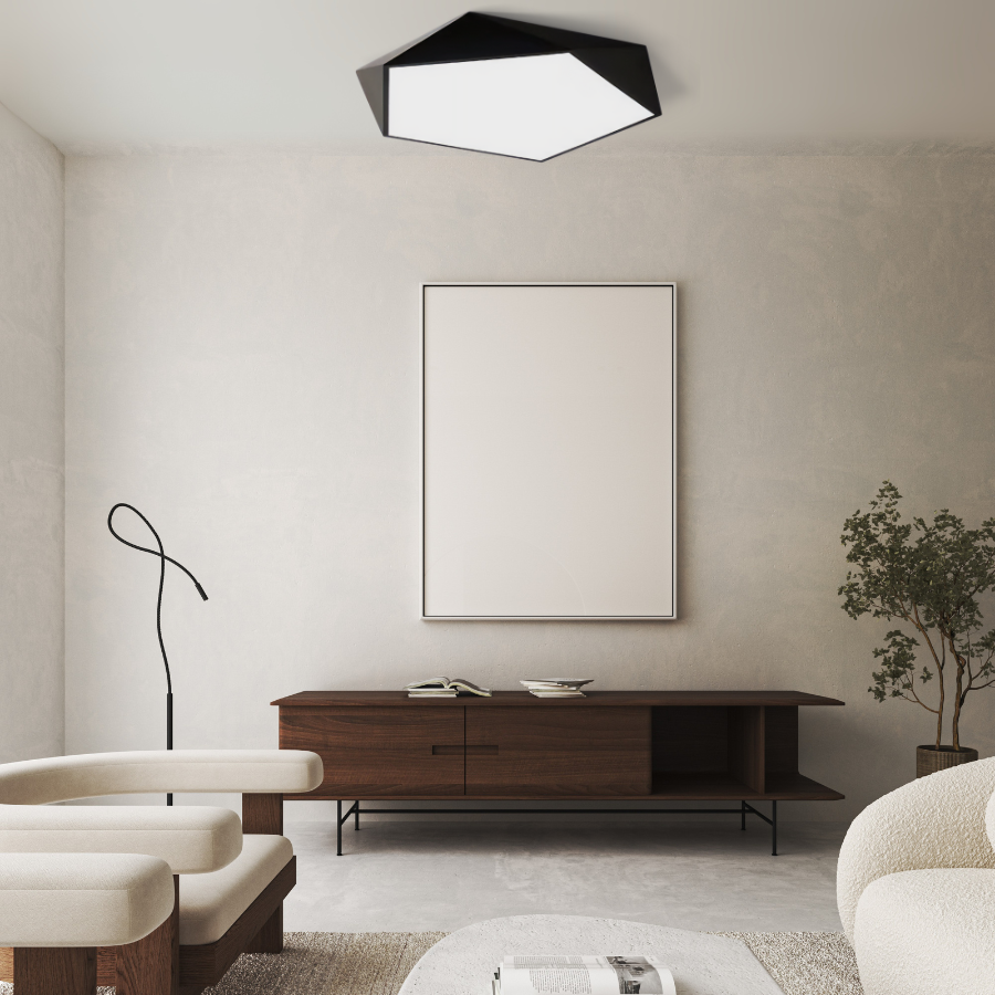 Skydor | Modern LED Ceiling Light | Geometric Design
