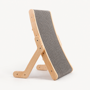 Solid Wood Cat Scratching Post | Ergonomic Design