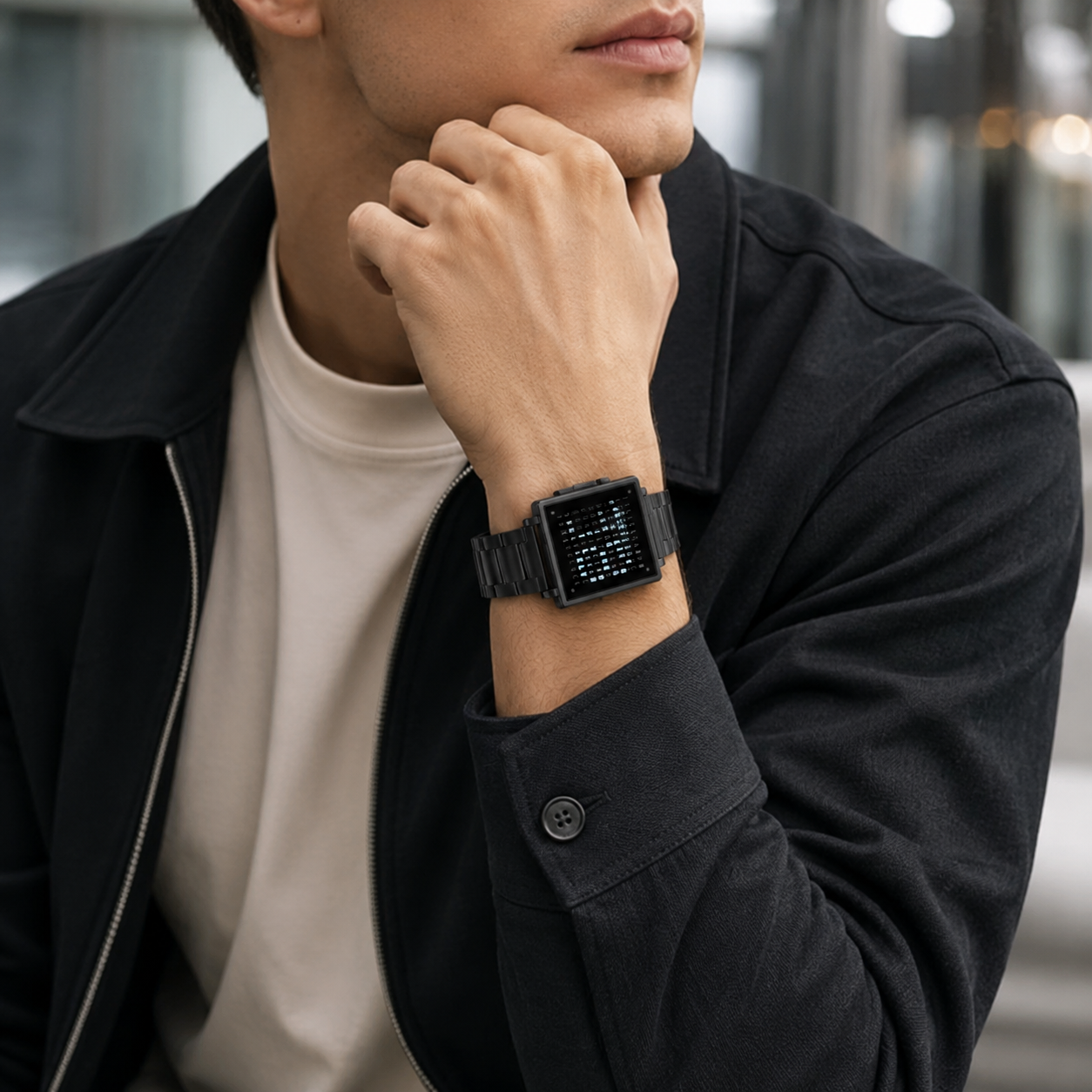 Unique Design Digital Watch | Modern Digital Display Clock