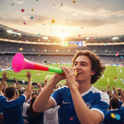 Foldable Vuvuzela Set | Horns for Stadiums and Parties
