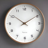Modern Silent Wall Clock | Round Home Decoration