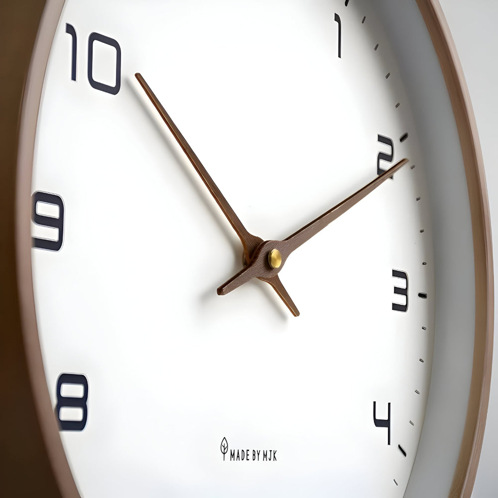 Modern Silent Wall Clock | Round Home Decoration