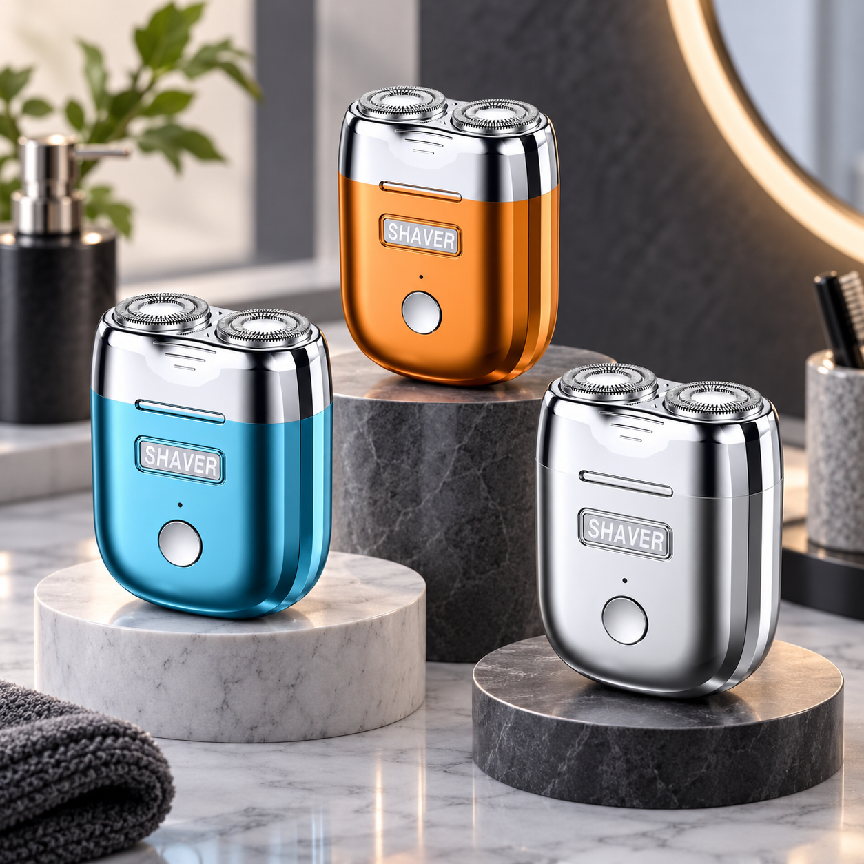 Waterproof Electric Razor | Quiet Dual-Blade
