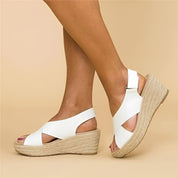 Women's Espadrille Wedge Sandals | Ankle Strap
