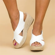 Women's Espadrille Wedge Sandals | Ankle Strap