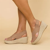 Women's Espadrille Wedge Sandals | Ankle Strap
