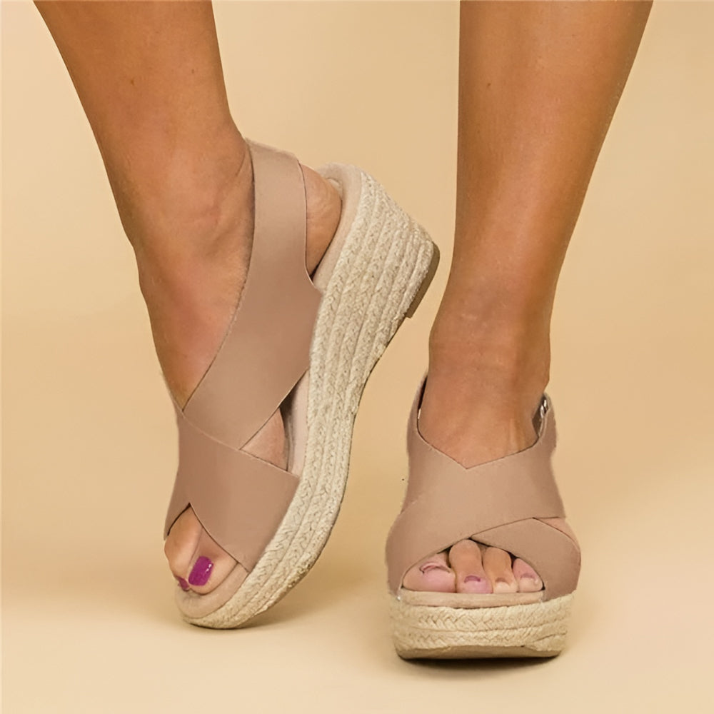 Women's Espadrille Wedge Sandals | Ankle Strap