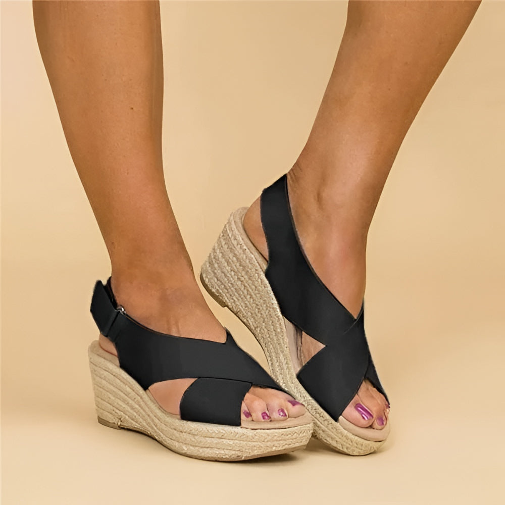 Women's Espadrille Wedge Sandals | Ankle Strap