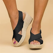 Women's Espadrille Wedge Sandals | Ankle Strap